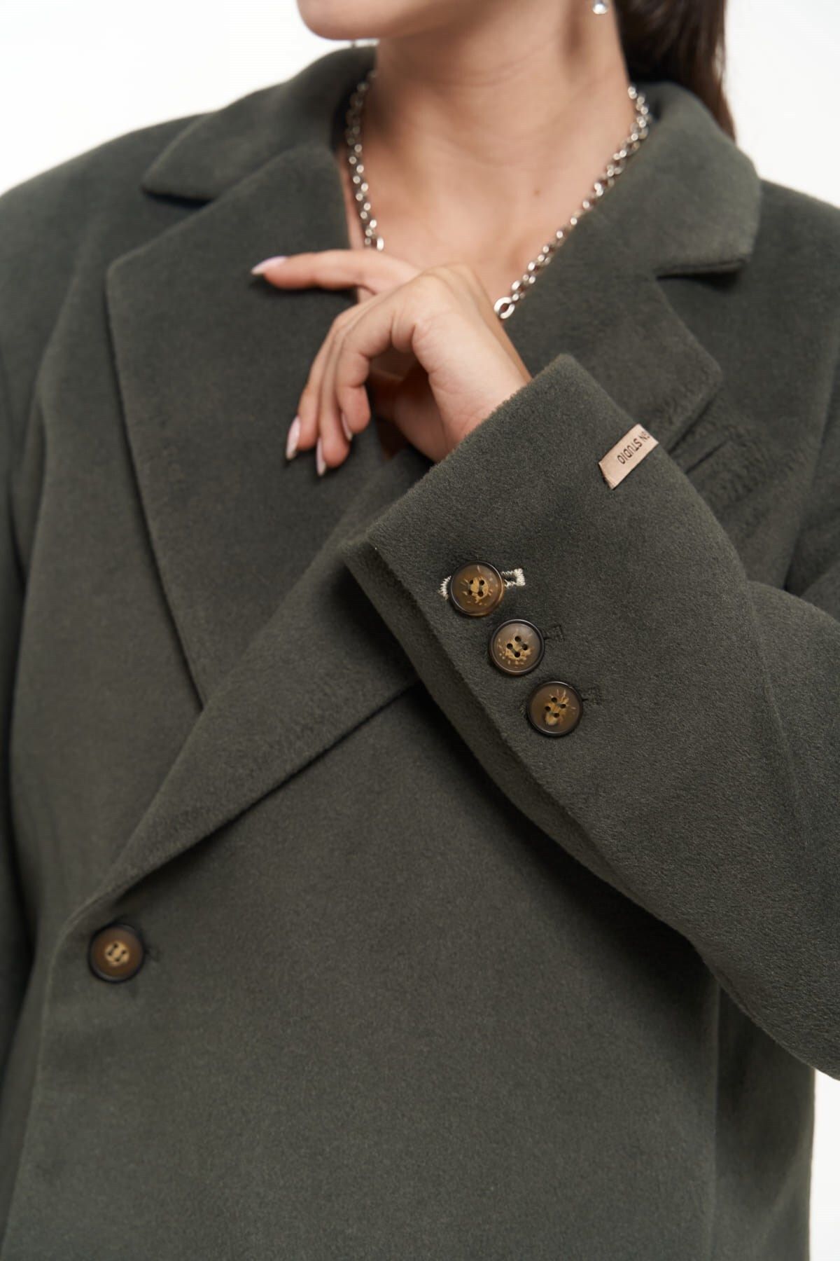 Mai Collection Armonia Yırtmaç Detaylı Petrol Mavisi Blazer Mai Collection Armonia Yırtmaç Detaylı Petrol Mavisi Blazer
