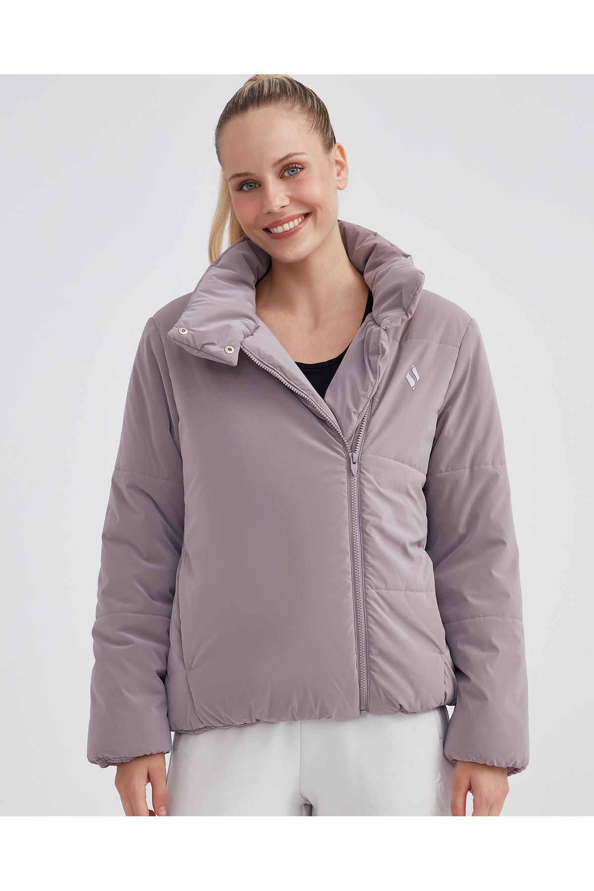 W Outerwear Padded Jacket Kadın Pembe Mont S232044-506