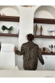 LEOPAR DESENLİ LÜX KAŞE BLAZER CEKET LEOPAR DESENLİ LÜX KAŞE BLAZER CEKET