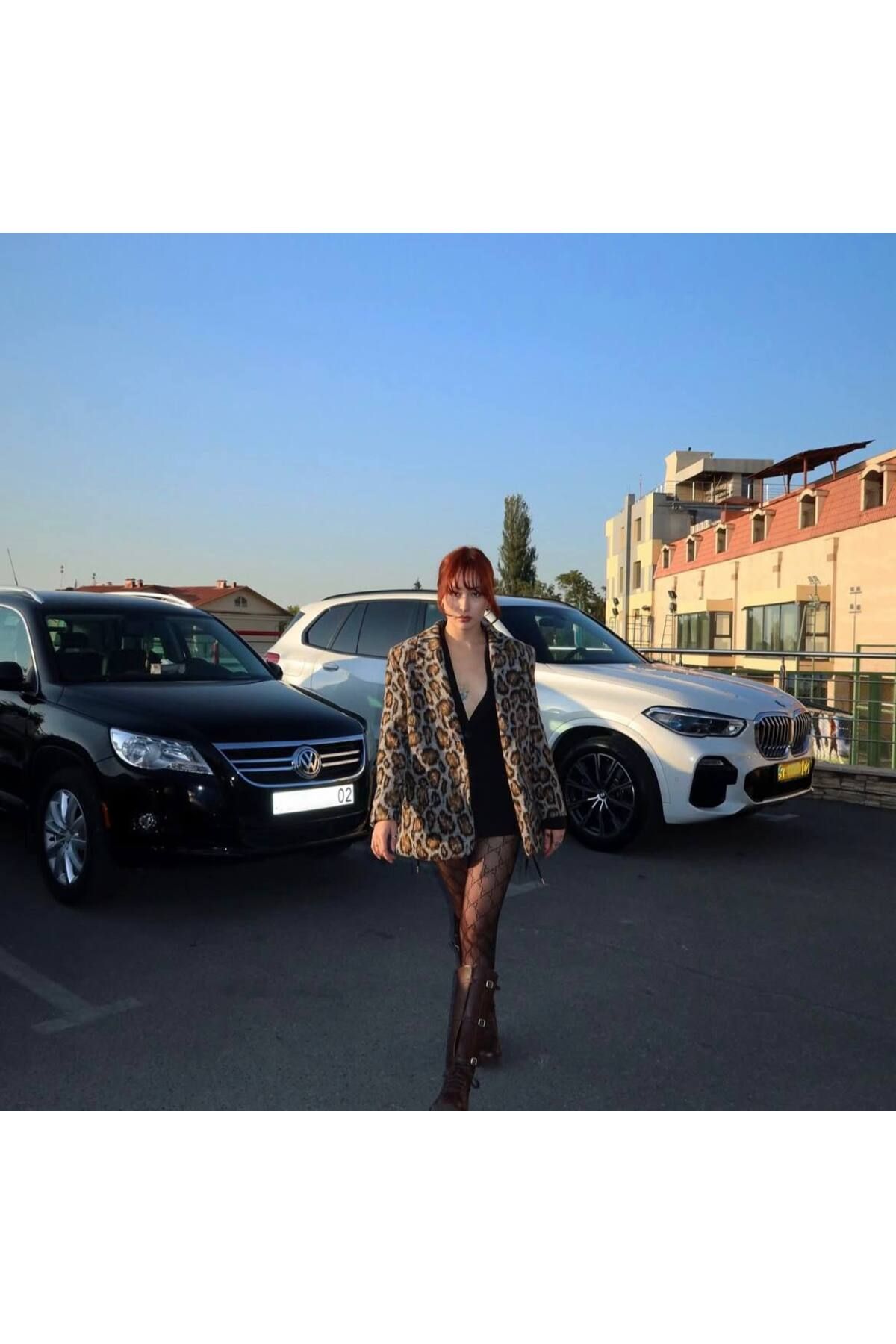 Kadın Yeni Sezon Leopar Desenli İçi Astarlı Kaşe Ceket Mont 7878 Kadın Yeni Sezon Leopar Desenli İçi Astarlı Kaşe Ceket Mont 7878