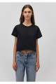 Siyah Basic Tişört Crop / Kısa Kesim 168220-900 Siyah Basic Tişört Crop / Kısa Kesim 168220-900
