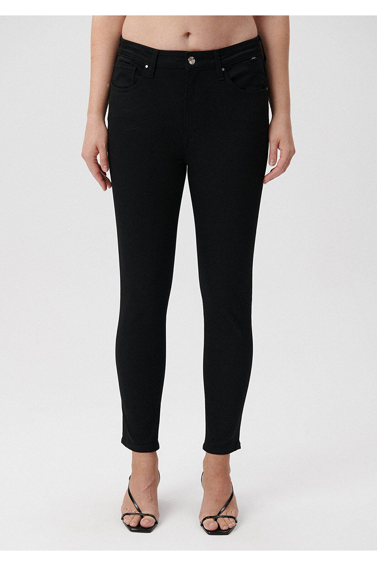 Marli Casual Siyah Jean Pantolon 101339-85945 Marli Casual Siyah Jean Pantolon 101339-85945