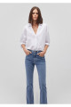 Pamuklu Beyaz Poplin Gömlek Loose Fit / Bol Rahat Kesim 1210885-620 Pamuklu Beyaz Poplin Gömlek Loose Fit / Bol Rahat Kesim 1210885-620