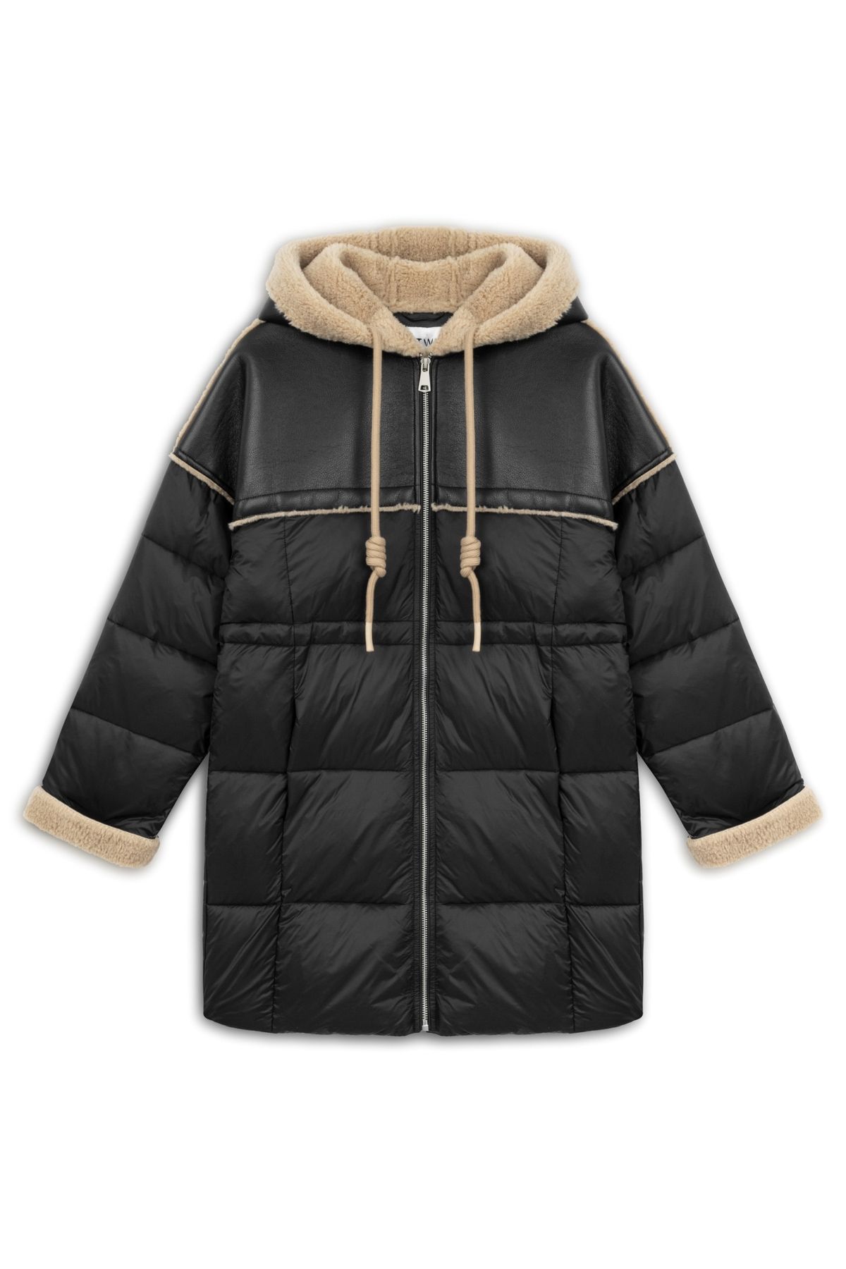 Kumaş mıx puffer mont Kumaş mıx puffer mont