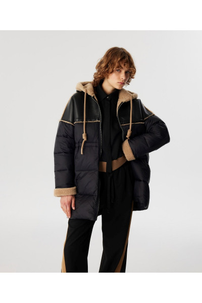 Kumaş mıx puffer mont Kumaş mıx puffer mont