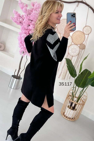 Simli Triko Elbise 3s117 Simli Triko Elbise 3s117