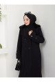 Yakası Kürklü Kaşe Kaban CK-1007 Yakası Kürklü Kaşe Kaban CK-1007