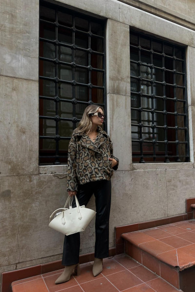 Luxury Leopar Kaban Kahve Luxury Leopar Kaban Kahve