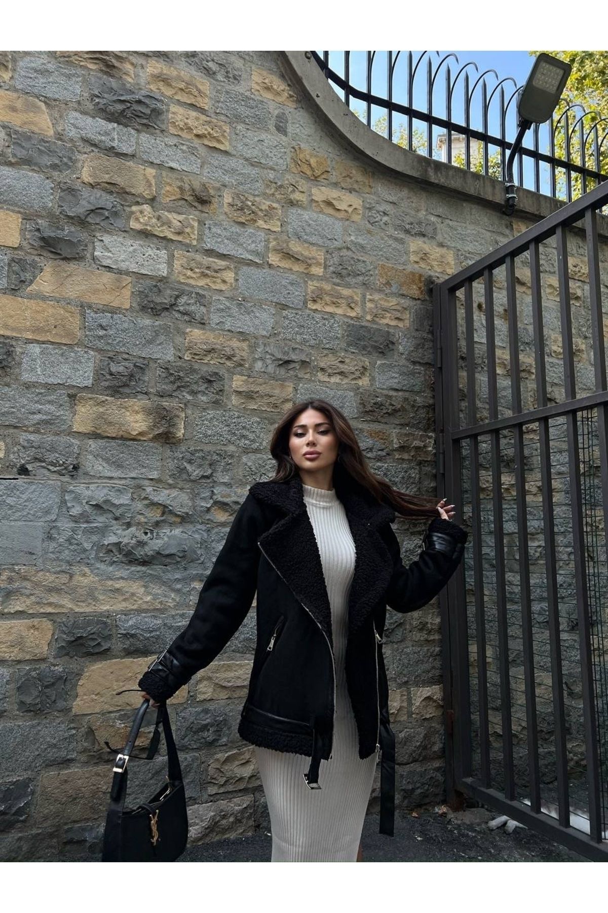 Yumoş Kaplama Ithal Süet Oversize Mont Yumoş Kaplama Ithal Süet Oversize Mont