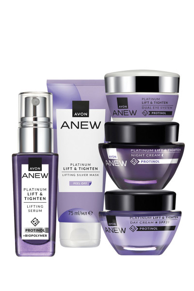 Anew Platinum Lift & Tighten Beş Parça Yüz Bakım Paketi Anew Platinum Lift & Tighten Beş Parça Yüz Bakım Paketi