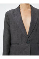 Blazer Ceket Kruvaze Cepli Regular Fit