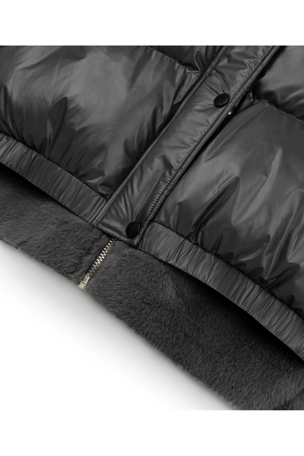 Suni kürklü puffer mont Suni kürklü puffer mont