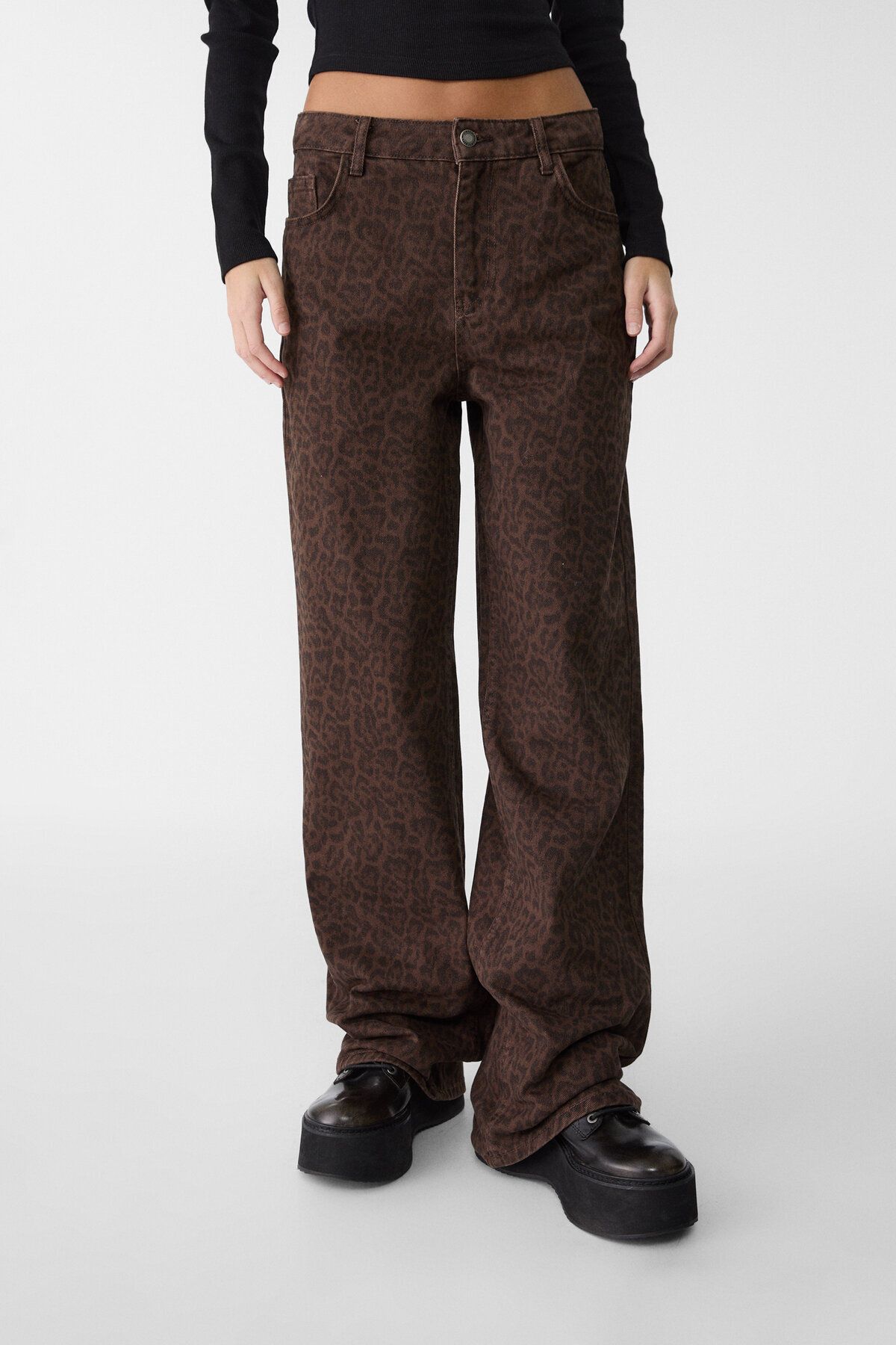 Leopar desenli bol jean Leopar desenli bol jean