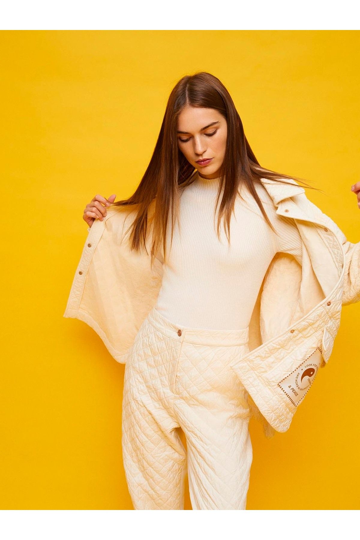 Kapitone Oversize Ceket Kapitone Oversize Ceket
