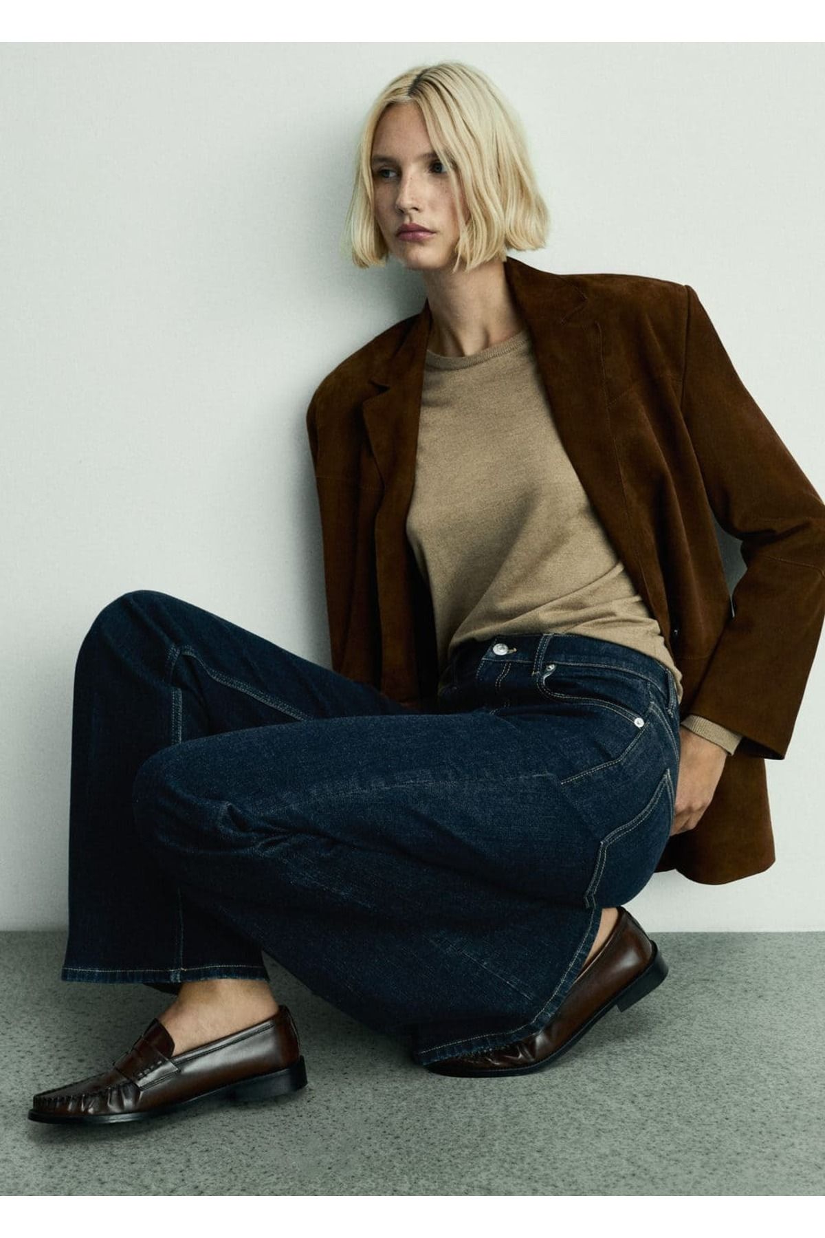Violeta yüksek bel flare jean pantolon Violeta yüksek bel flare jean pantolon