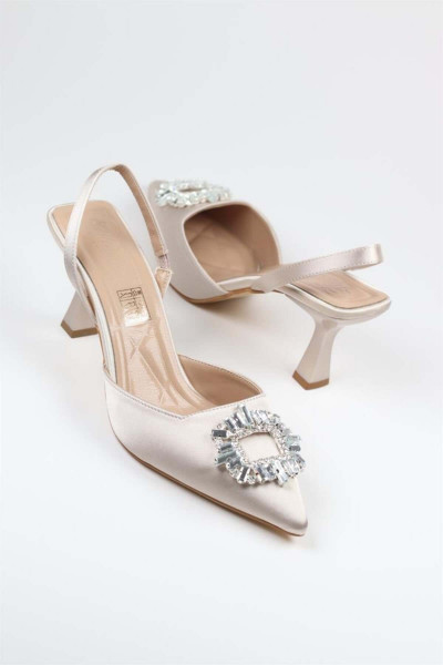 Kadın Taş Detaylı Abiye Topuklu Ayakkabı Kadın Taş Detaylı Abiye Topuklu Ayakkabı