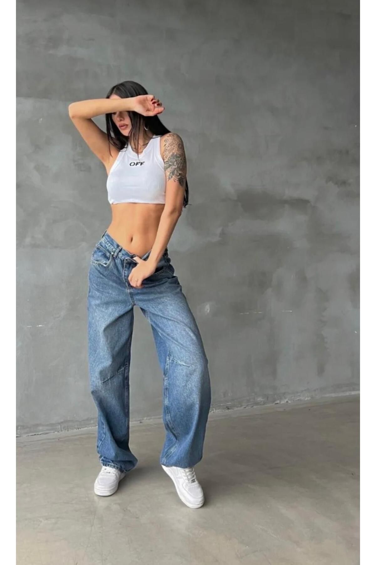 NEW SEASON KEMER TOKA DETAYLI BAGGY PANTOLON NEW SEASON KEMER TOKA DETAYLI BAGGY PANTOLON
