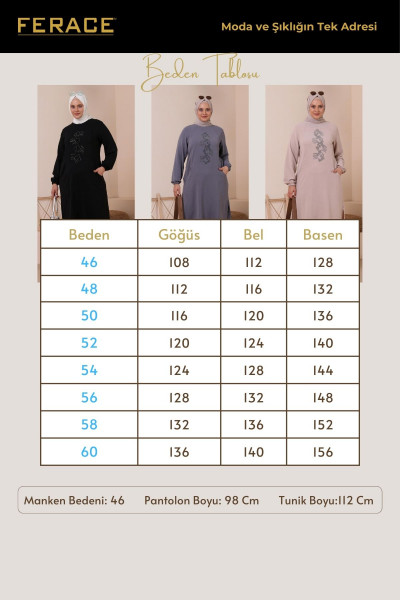 Tesettur Ayrobin Ikili Takim Buyuk Beden Tunik Pantolon Kadin Siyah Tesettur Ayrobin Ikili Takim Buyuk Beden Tunik Pantolon Kadin Siyah