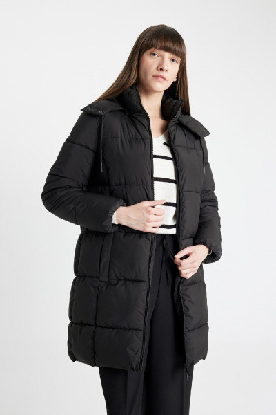 Su Itici Regular Kalıp Çıkarılabilir Kapüşonlu Puffer Şişme Uzun Mont Parka A1315ax24wn Su Itici Regular Kalıp Çıkarılabilir Kapüşonlu Puffer Şişme Uzun Mont Parka A1315ax24wn