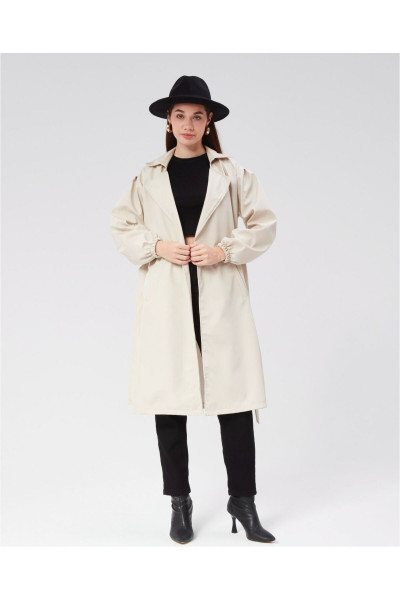 Kruvaze Yaka Kadın Trençkot Kruvaze Yaka Kadın Trençkot