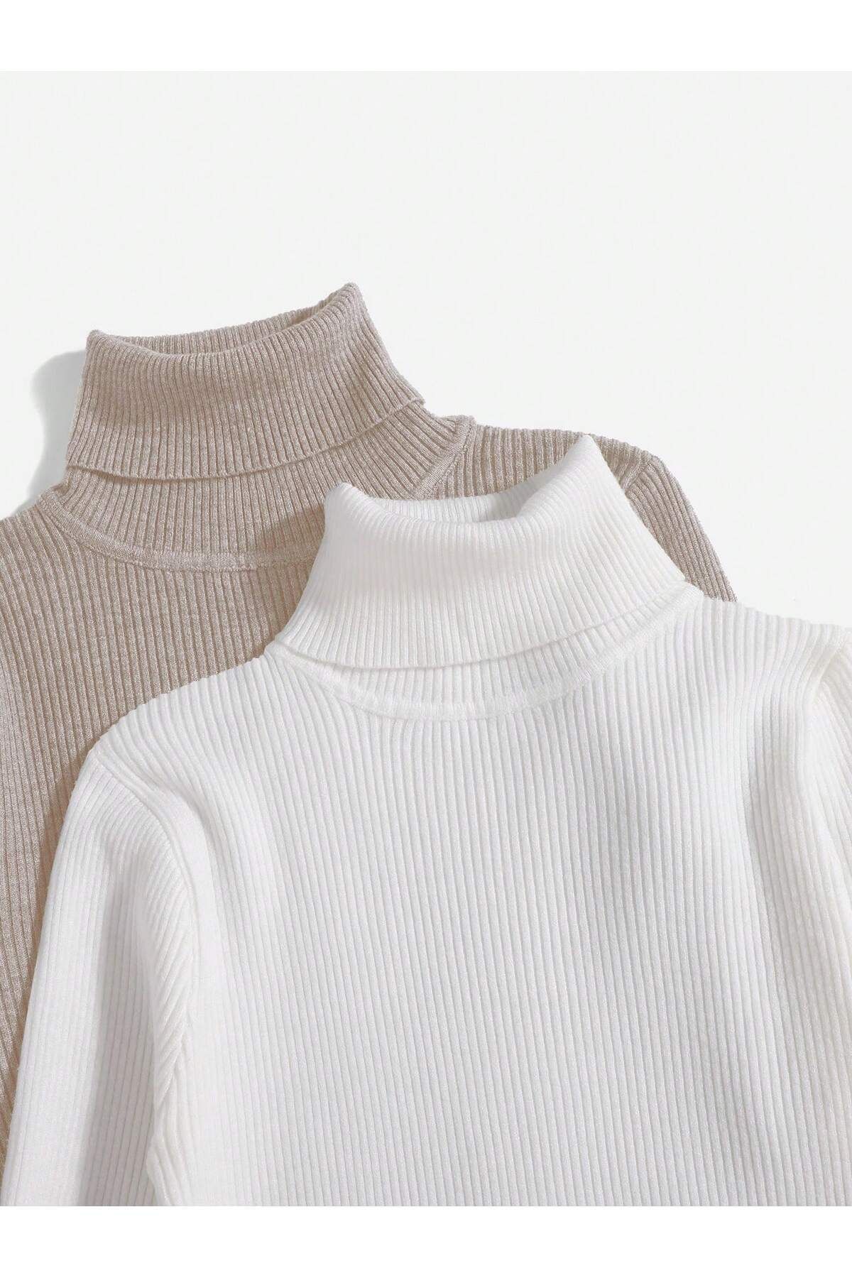 Unisex 3lü Pamuklu Balıkçı Yaka Kaşkorse Şardonlu Slimfit Boğazlı Unisex 3lü Pamuklu Balıkçı Yaka Kaşkorse Şardonlu Slimfit Boğazlı