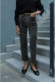 Kahve Leopar Boy Fit Jean Kahve Leopar Boy Fit Jean