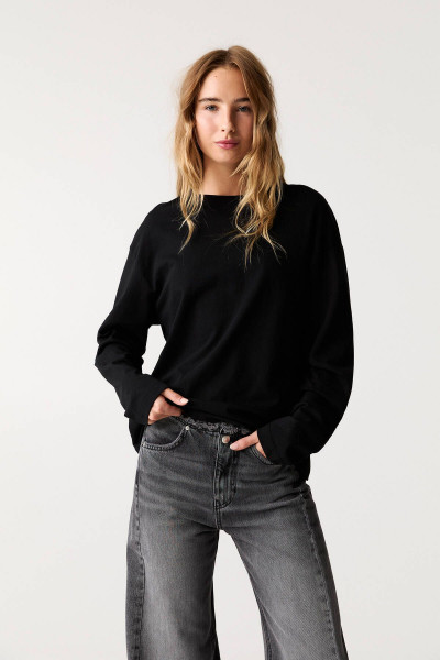 Oversize uzun kollu t-shirt Oversize uzun kollu t-shirt