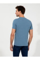 İndigo Bisiklet Yaka Slim Fit T-Shirt 50240270-VR028