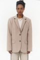 Mai Collection Emma Dikiş Detay Bej Blazer Mai Collection Emma Dikiş Detay Bej Blazer