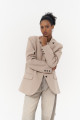 Mai Collection Emma Dikiş Detay Bej Blazer Mai Collection Emma Dikiş Detay Bej Blazer