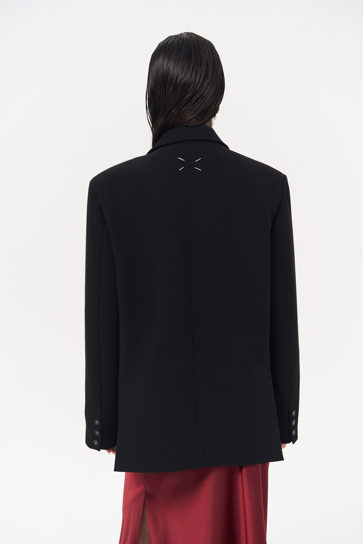Mai Collection Emma Dikiş Detay Siyah Blazer Mai Collection Emma Dikiş Detay Siyah Blazer