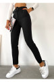 Siyah Kemerli Double Atlas Kumaş Havuç Model Pantolon 90 Cm Siyah Kemerli Double Atlas Kumaş Havuç Model Pantolon 90 Cm