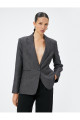 Blazer Ceket Kruvaze Cepli Regular Fit