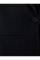 Klasik Blazer Ceket 3/4 Kol Kruvaze Cepli Regular Fit Klasik Blazer Ceket 3/4 Kol Kruvaze Cepli Regular Fit