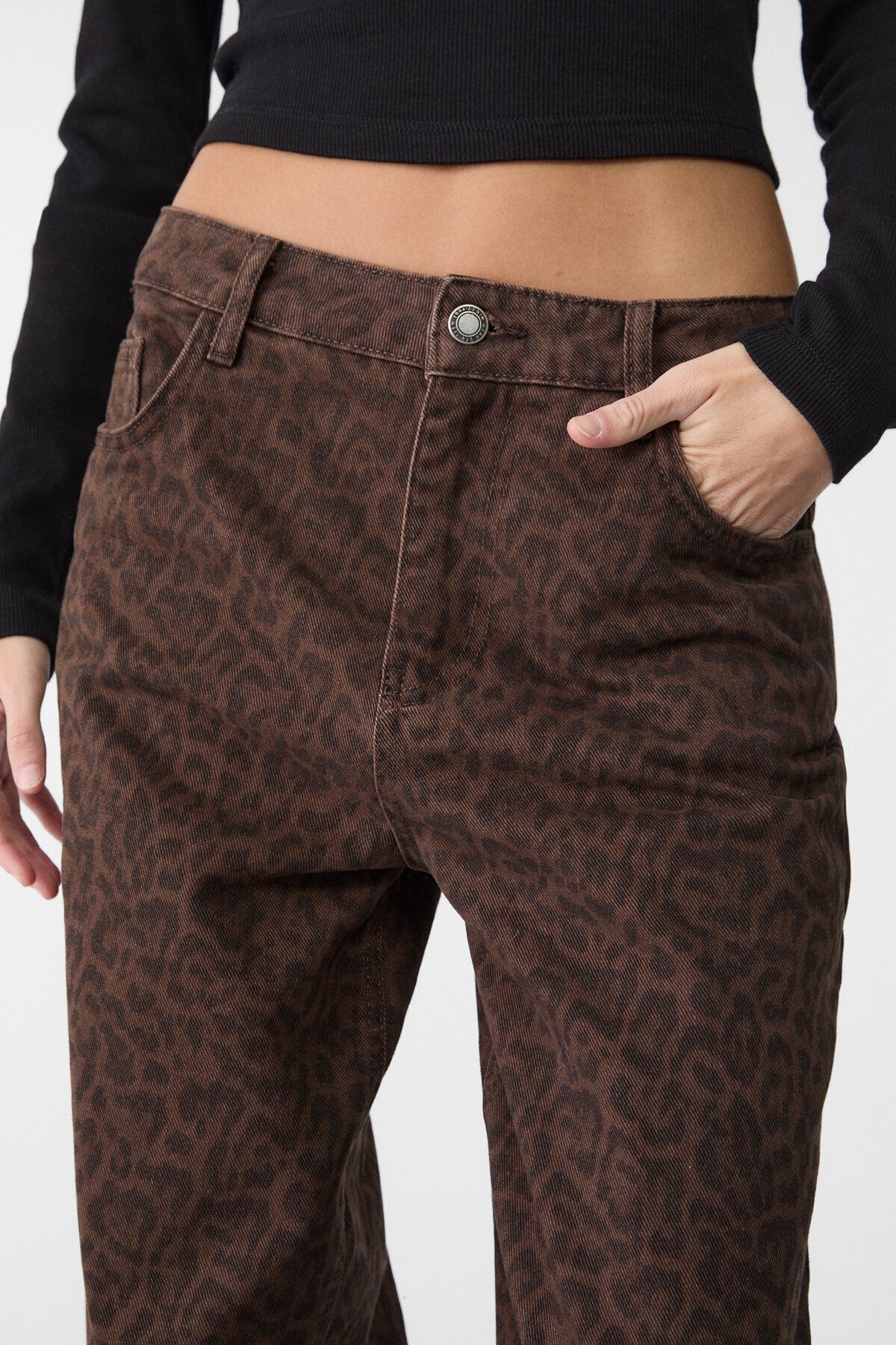 Leopar desenli bol jean Leopar desenli bol jean