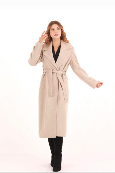 Oversize Kuşaklı Manto-875 Oversize Kuşaklı Manto-875