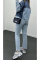 ZR Çift Renkli Denim Kot Ceket ZR Çift Renkli Denim Kot Ceket