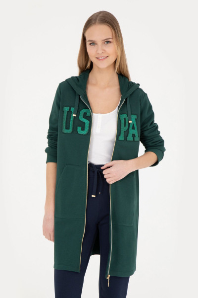 US POLO KADIN UZUN FERMUARLI SWEATSHİRT US POLO KADIN UZUN FERMUARLI SWEATSHİRT