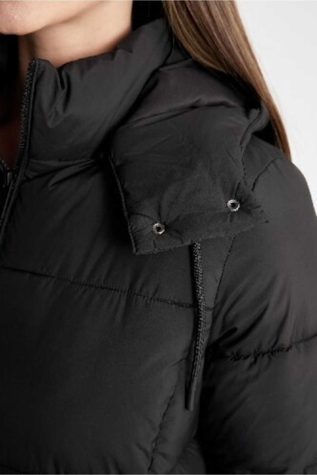 Su Itici Regular Kalıp Çıkarılabilir Kapüşonlu Puffer Şişme Uzun Mont Parka A1315ax24wn Su Itici Regular Kalıp Çıkarılabilir Kapüşonlu Puffer Şişme Uzun Mont Parka A1315ax24wn