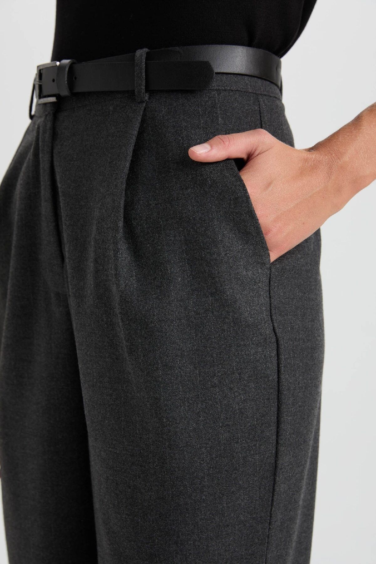 Wide Leg Yüksek Bel Düz Paça Pantolon D6877AX24AU Wide Leg Yüksek Bel Düz Paça Pantolon D6877AX24AU