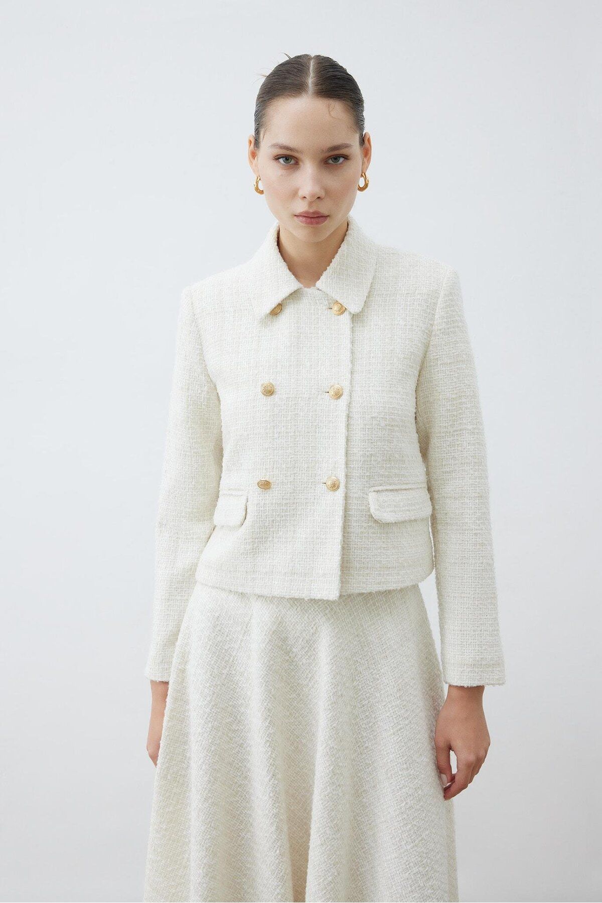 LADY TUVİT CEKET BEYAZ LADY TUVİT CEKET BEYAZ