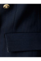 Kruvaze Blazer Ceket Bol Kalıp Kalça Boy Kapaklı Çift Cep Detaylı Kruvaze Blazer Ceket Bol Kalıp Kalça Boy Kapaklı Çift Cep Detaylı