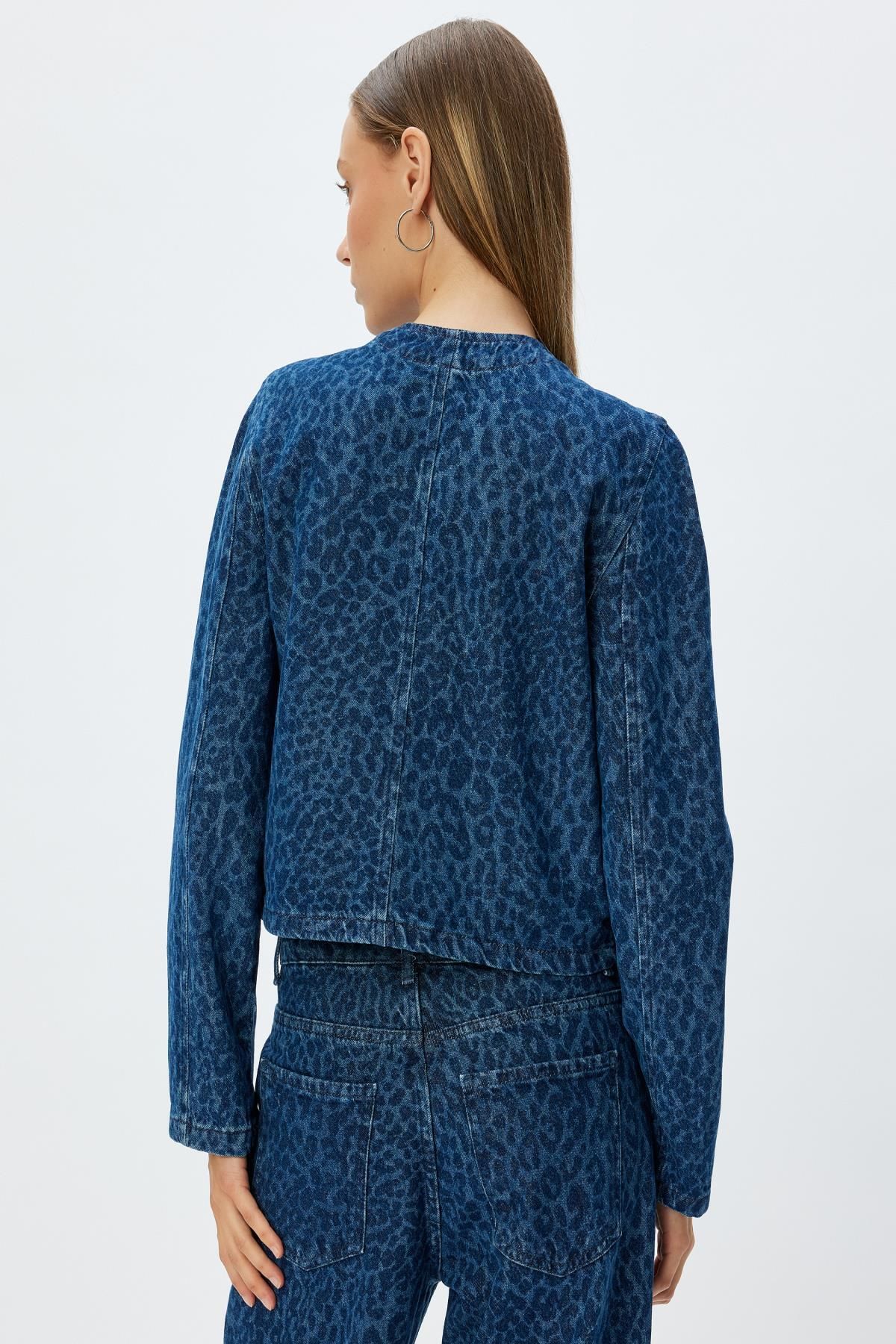 Orta Indigo Kadın Ceket 5WAL50056MD