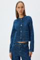 Orta Indigo Kadın Ceket 5WAL50056MD