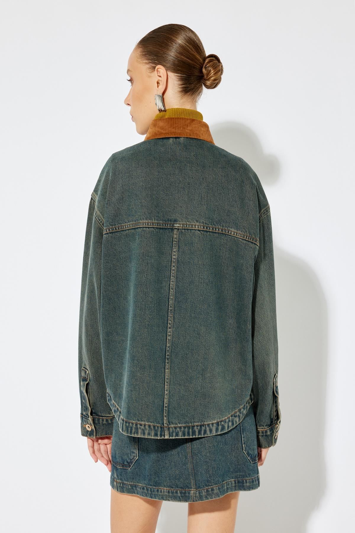 Koyu Indigo Kadın Ceket 5WAL50031MD