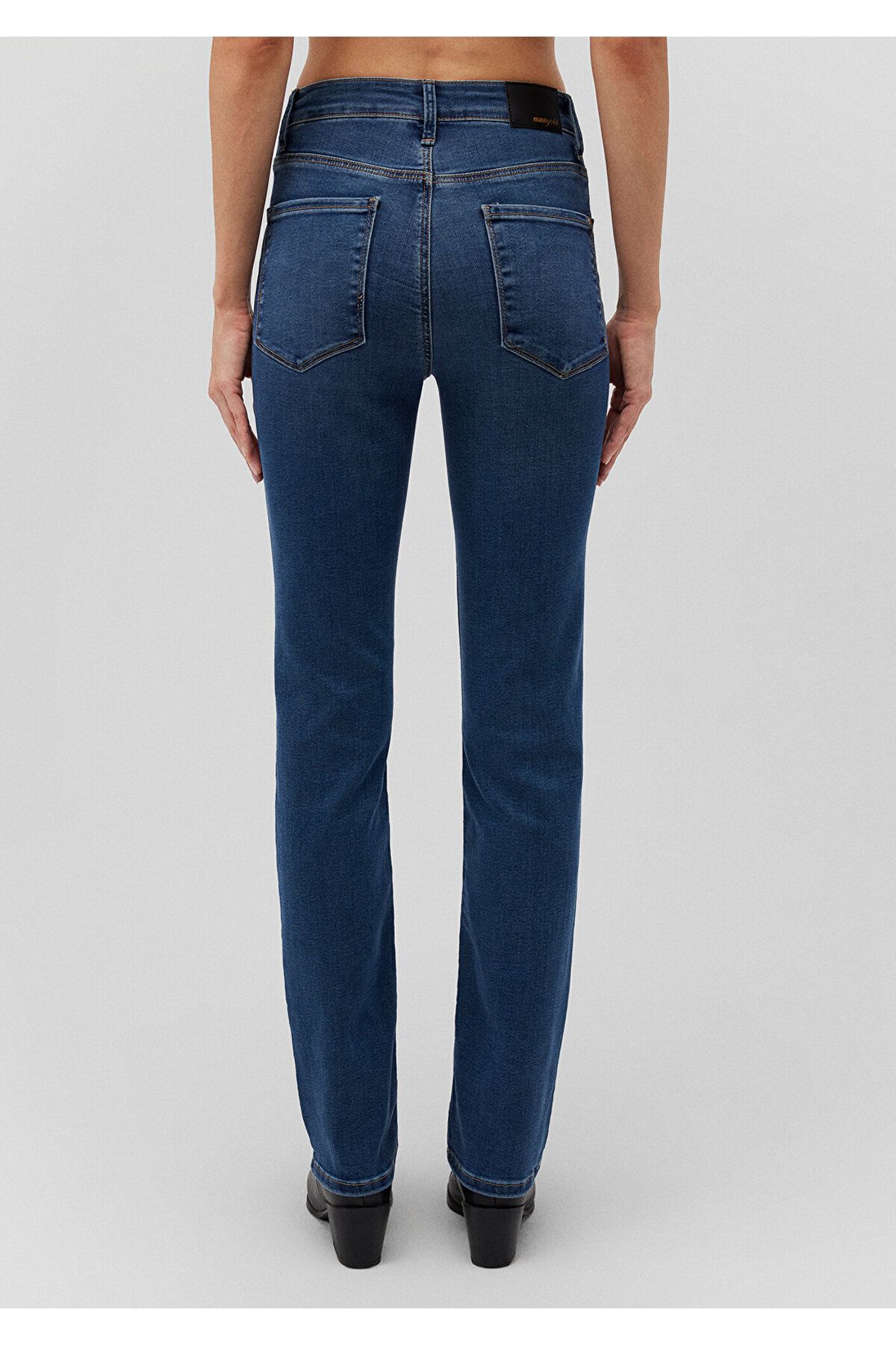 Kendra Gold Klasik Vintage Indigo Mavisi Jean Pantolon 1074687783