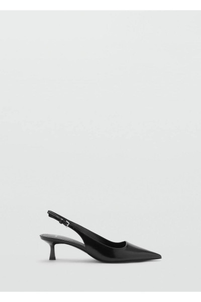 Kitten topuklu arkası açık ayakkabı