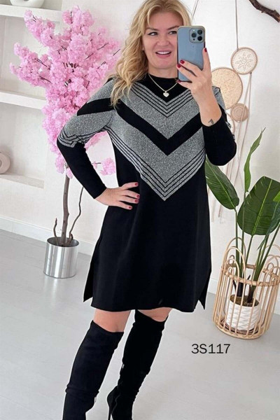 Simli Triko Elbise 3s117 Simli Triko Elbise 3s117
