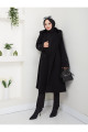 Yakası Kürklü Kaşe Kaban CK-1007 Yakası Kürklü Kaşe Kaban CK-1007