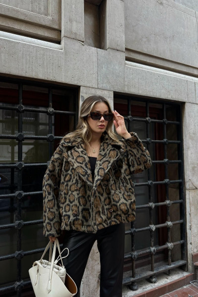 Luxury Leopar Kaban Kahve Luxury Leopar Kaban Kahve